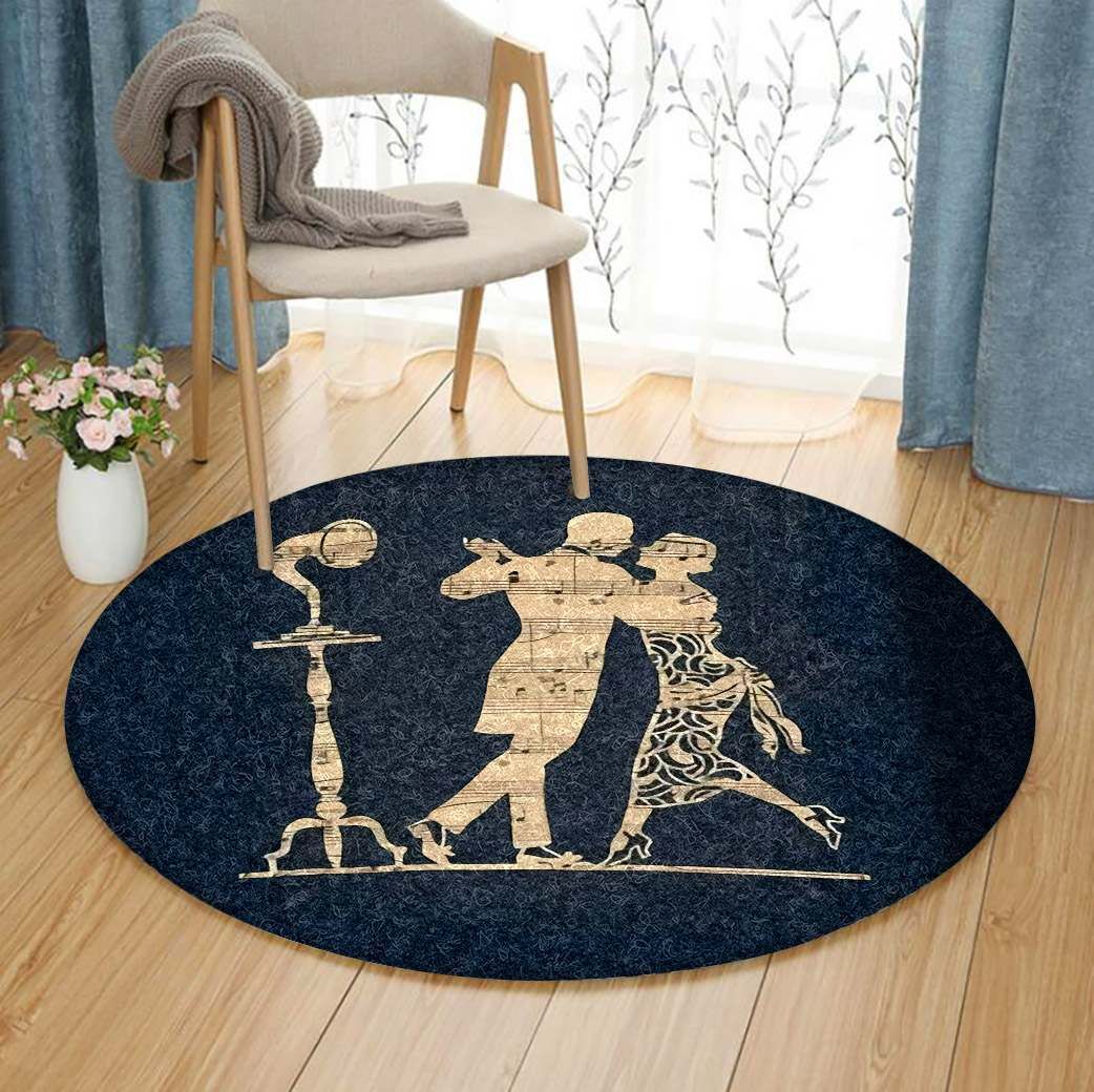 Dancing Round Rug Carpet Bedroom Livingroom Home Decor