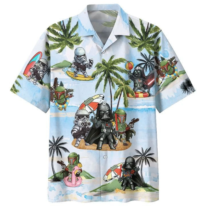 Darth Vader Summer Time 3 Print Hawaiian Shirt
