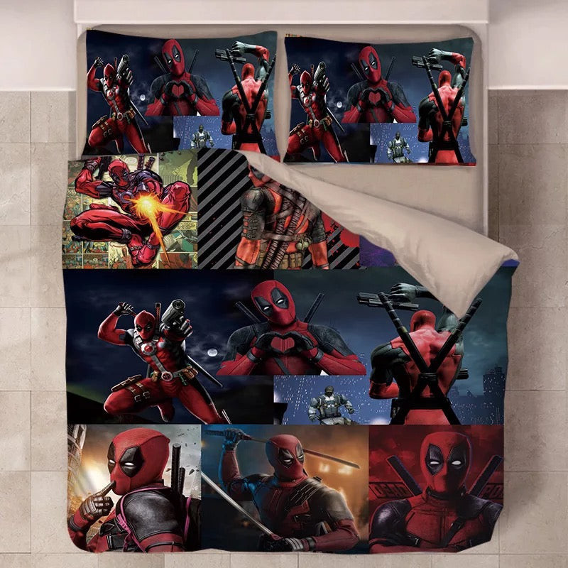 Deadpool X-Men #14 Duvet Cover Quilt Cover Pillowcase Bedding Set Bed Linen Home Decor
