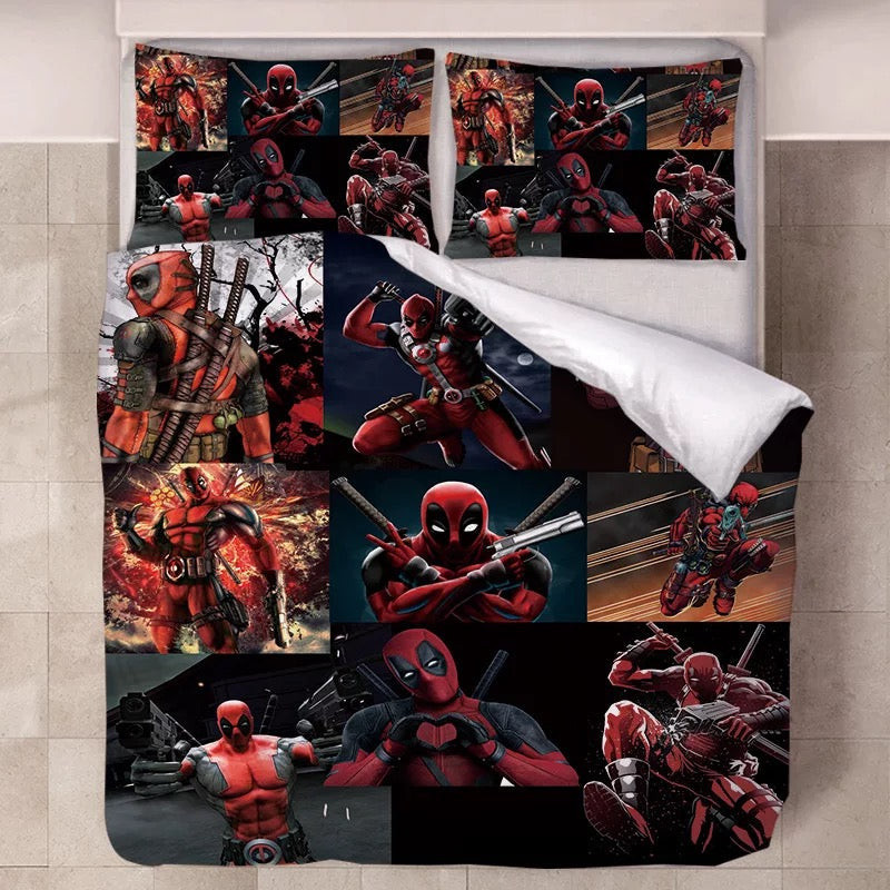 Deadpool X-Men #15 Duvet Cover Quilt Cover Pillowcase Bedding Set Bed Linen Home Decor