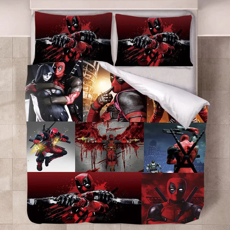 Deadpool X-Men #16 Duvet Cover Quilt Cover Pillowcase Bedding Set Bed Linen Home Decor