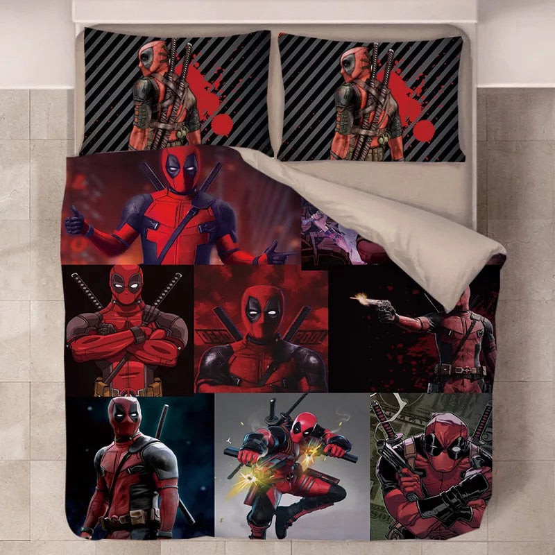 Deadpool X-Men #18 Duvet Cover Quilt Cover Pillowcase Bedding Set Bed Linen Home Decor