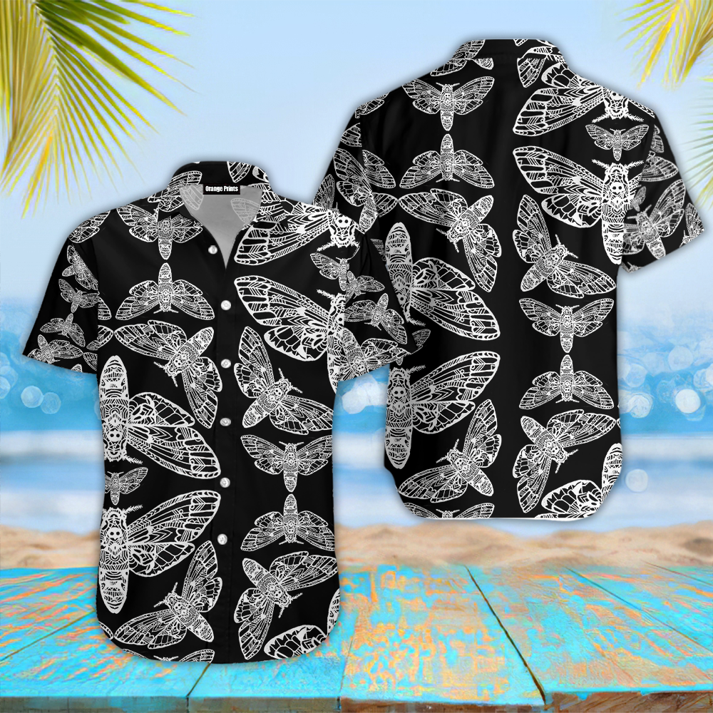 Death Moth Hawaiian Shirt