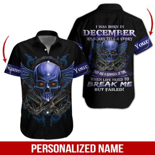 December Guy Personalized Hawaiian Shirt