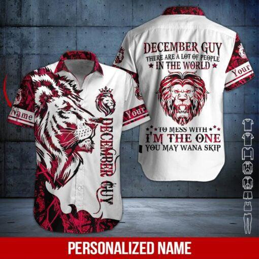 December Guy Personalized Hawaiian Shirt