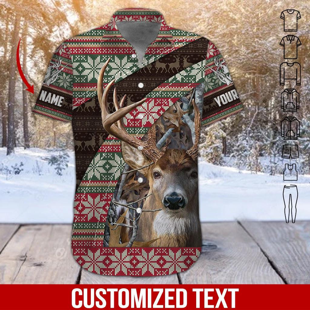 Deer Hunter Holic Personalized Hawaiian Shirt