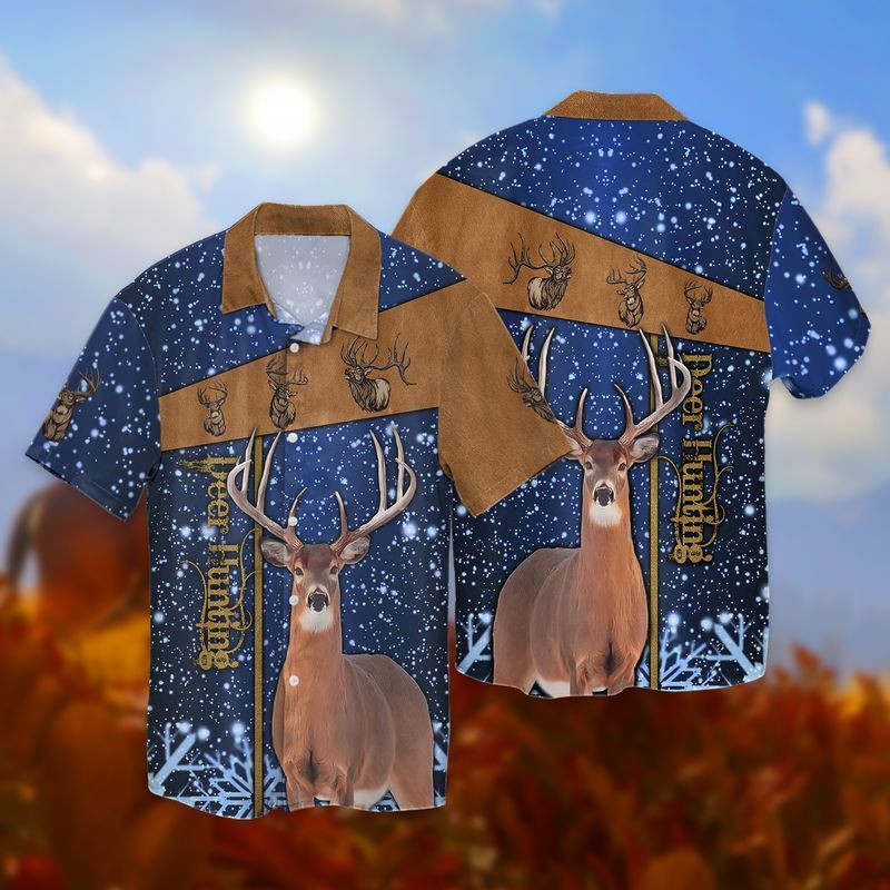 Deer Hunting Hawaiian Shirt