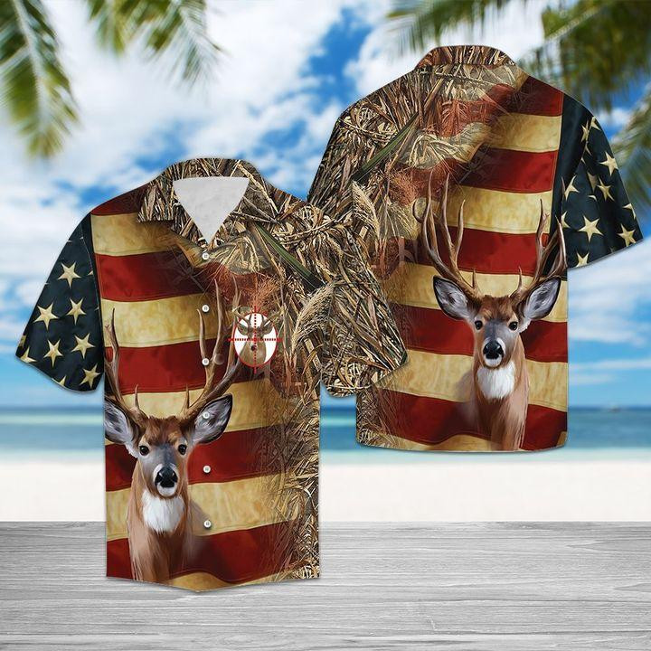 Deer Hunting Hawaiian Shirt