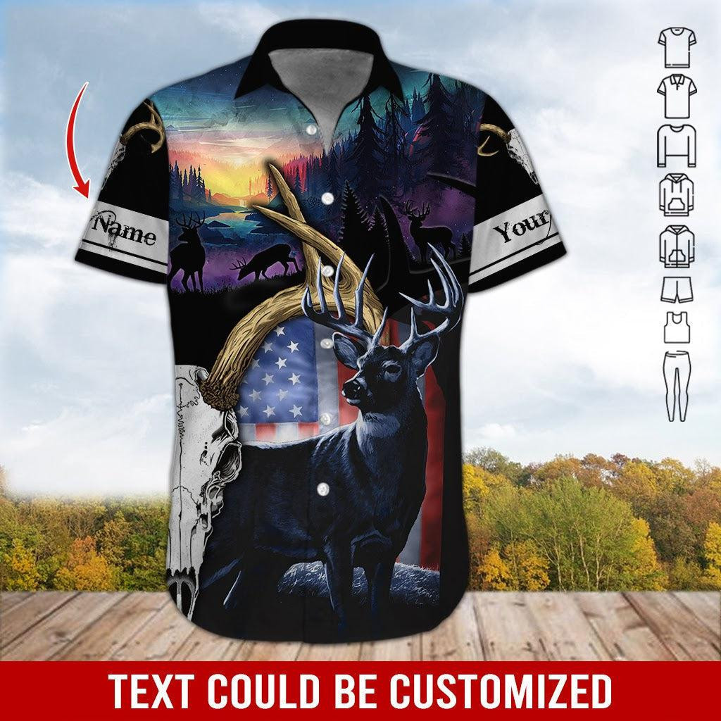 Deer Hunting Personalized Hawaiian Shirt