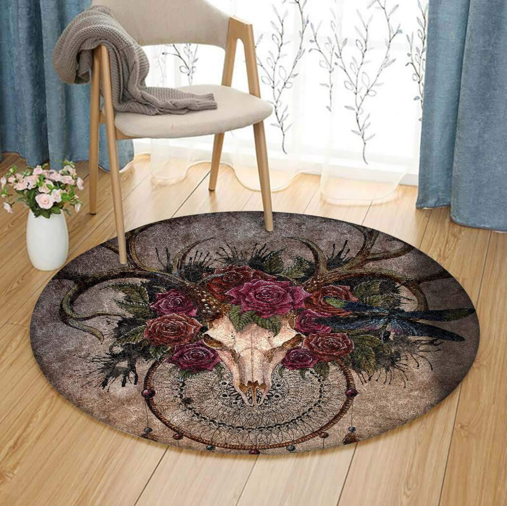 Deer Limited Edition Round Rug Carpet Bedroom Livingroom Home Decor