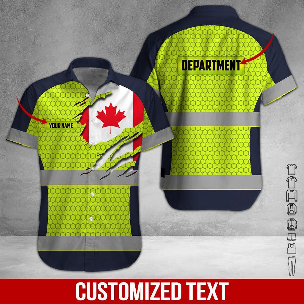 Department Personalized Hawaiian Shirt