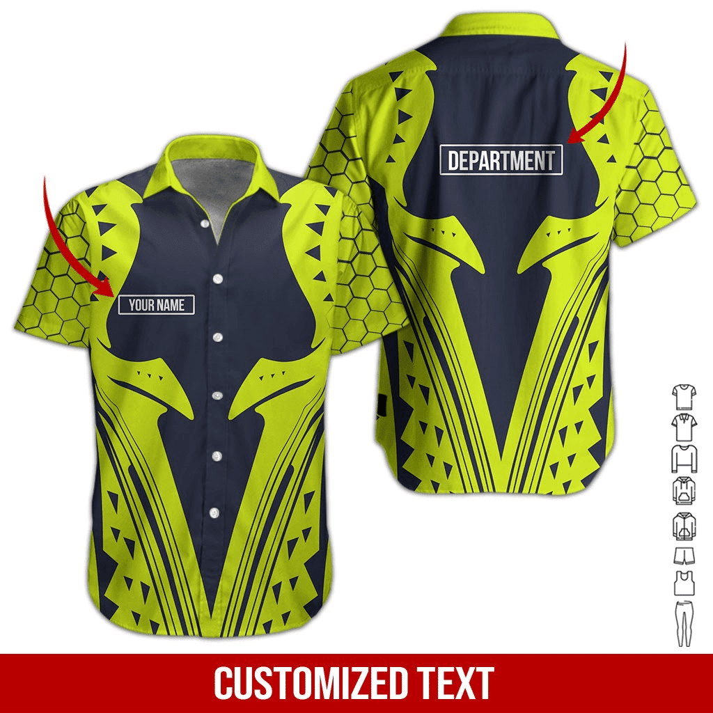 Department Personalized Hawaiian Shirt