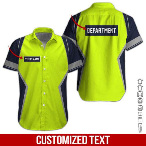 Department Personalized Hawaiian Shirt