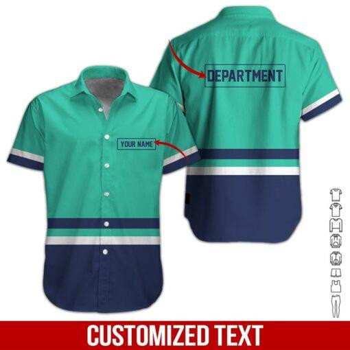 Department Personalized Hawaiian Shirt