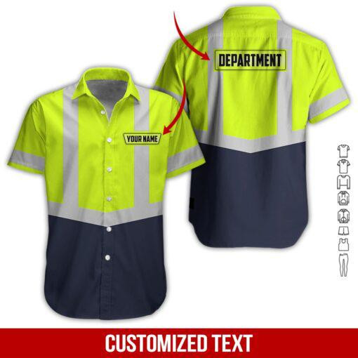 Department Personalized Hawaiian Shirt