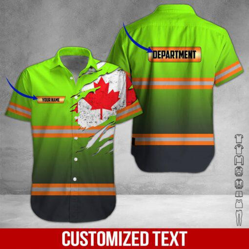 Department Personalized Hawaiian Shirt