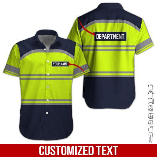 Department Personalized Hawaiian Shirt