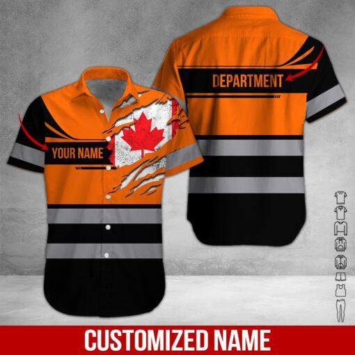 Department Personalized Hawaiian Shirt