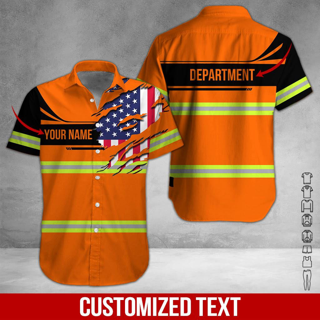 Department Style Personalized Hawaiian Shirt