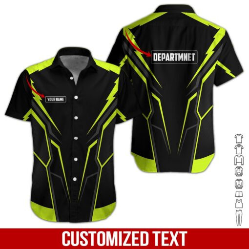 Department Workwear Style Personalized Hawaiian Shirt