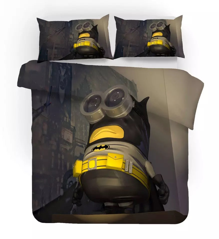Despicable Me Minions Christmas #3 Duvet Cover Quilt Cover Pillowcase Bedding Set Bed Linen Home Decor