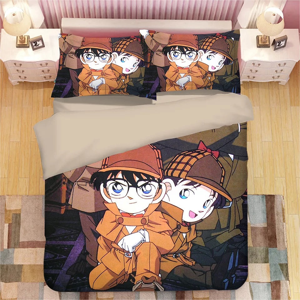 Detective Conan Case Closed Edogawa Kona #3 Duvet Cover Quilt Cover Pillowcase Bedding Set Bed Linen Home Decor
