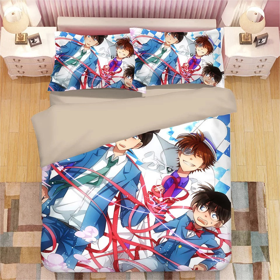 Detective Conan Case Closed Edogawa Kona #5 Duvet Cover Quilt Cover Pillowcase Bedding Set Bed Linen Home Decor