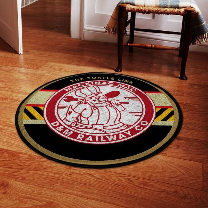 Detroit Living Room Round Rug Carpet Bedroom Livingroom Home Decor