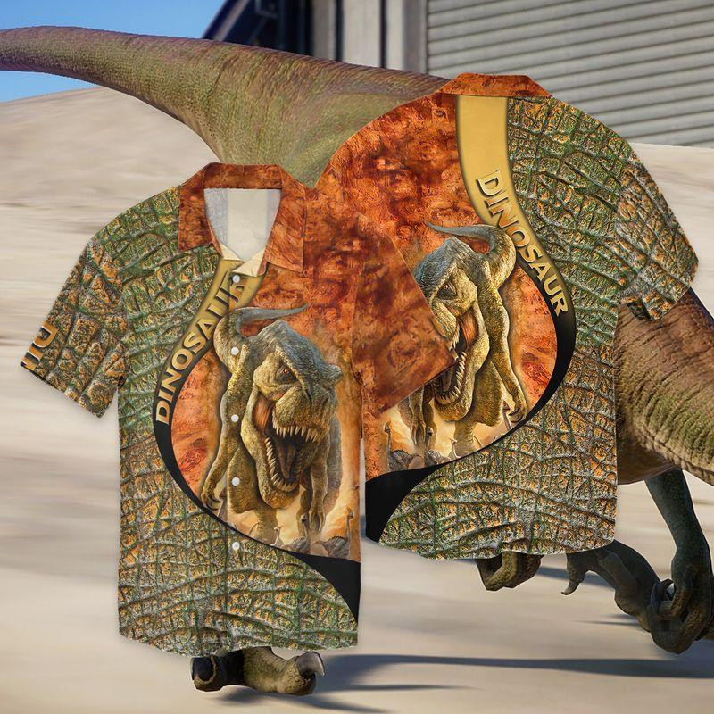 Dinosaur Hawaiian Shirt