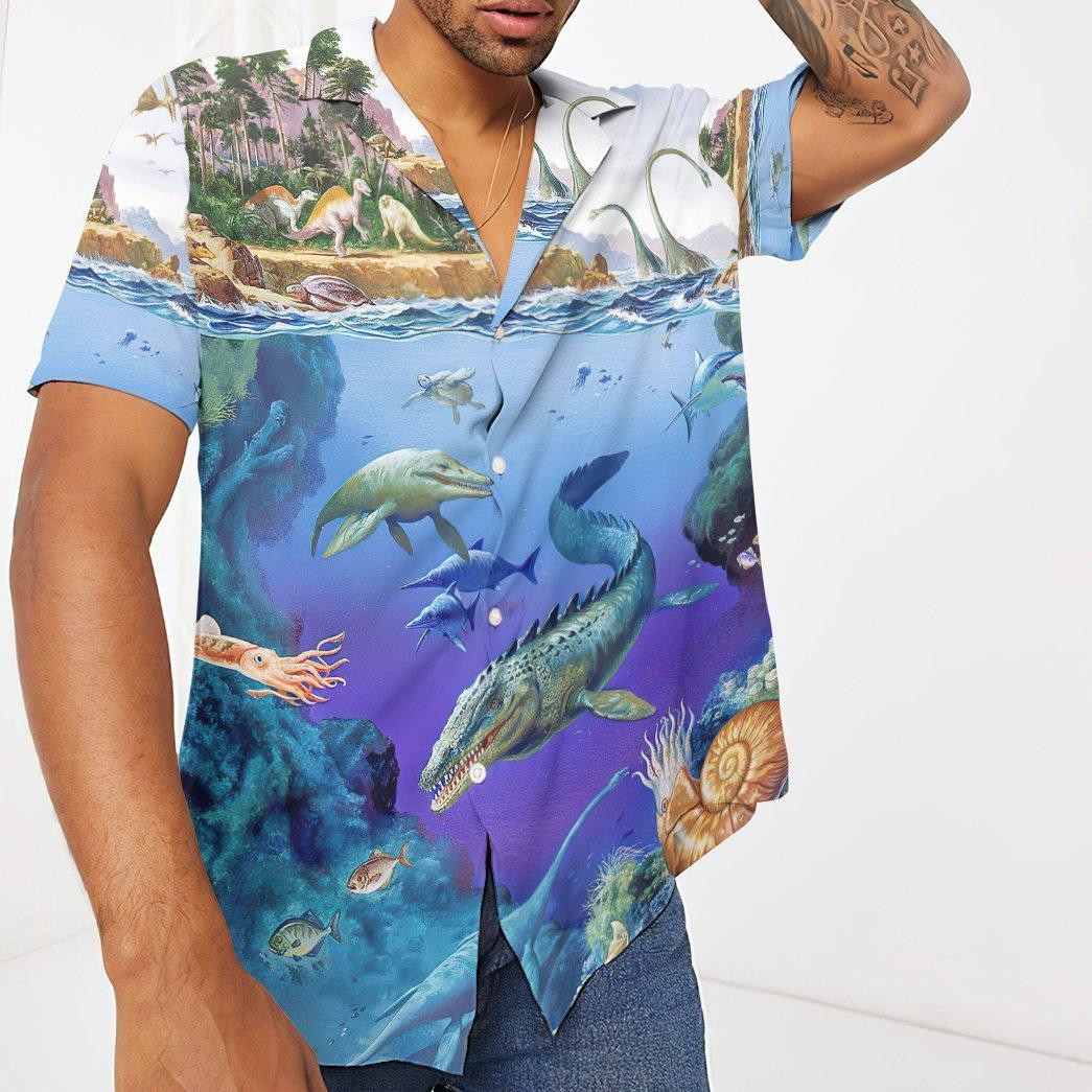 Dinosaur Hawaiian Shirt - Image 3