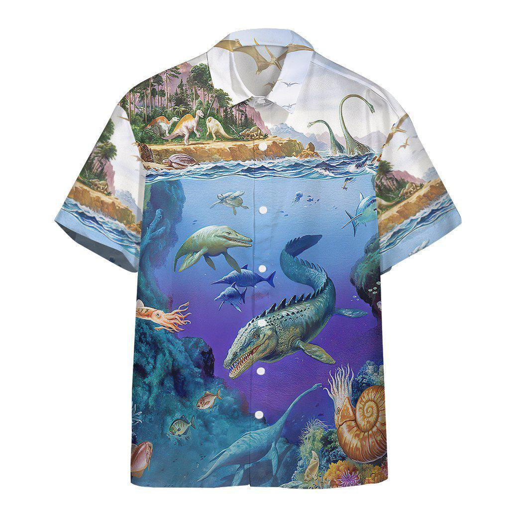 Dinosaur Hawaiian Shirt