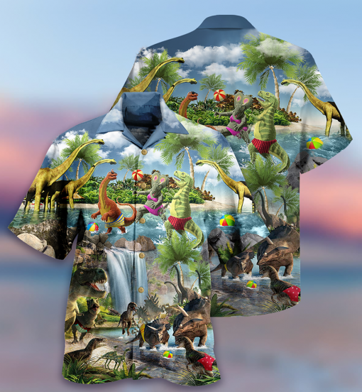 Dinosaur Hawaiian Shirt