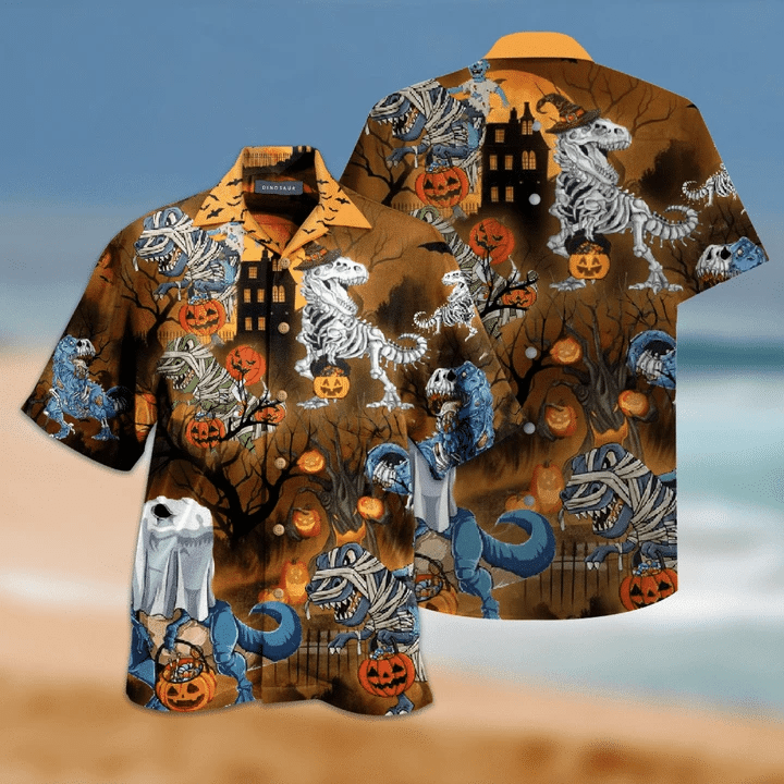 Dinosaur Hawaiian Shirt