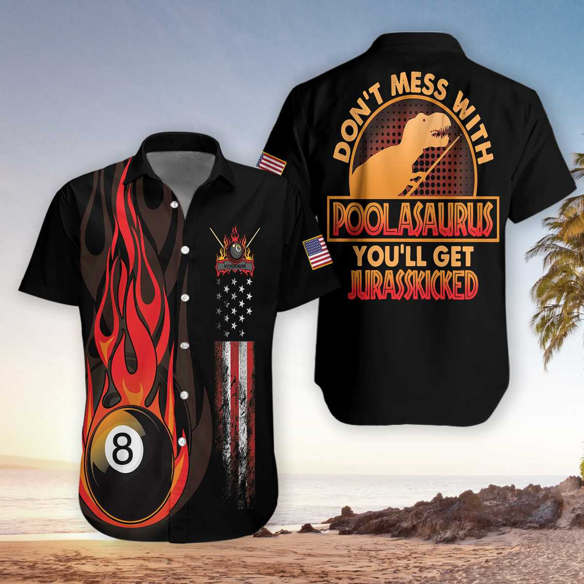 Dinosaur Hawaiian Shirt