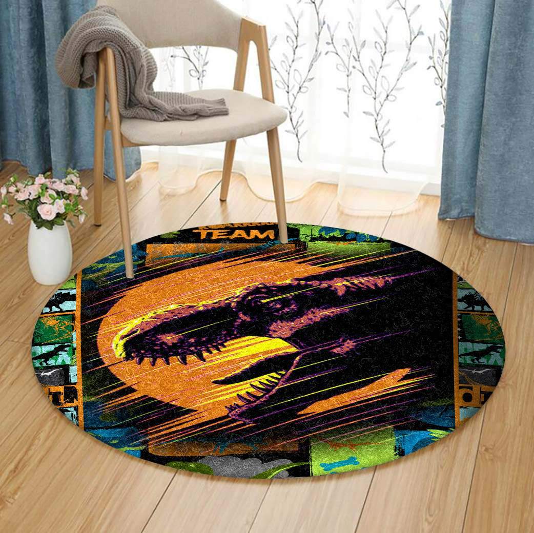 Dinosaur Limited Edition Round Rug Carpet Bedroom Livingroom Home Decor