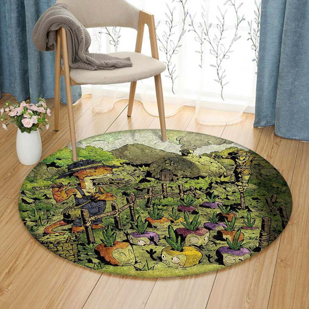 Dinosaur Round Rug Carpet Bedroom Livingroom Home Decor