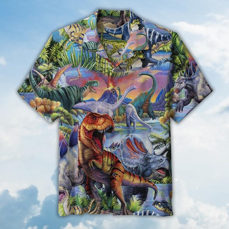 Dinosaur World Hawaiian Shirt