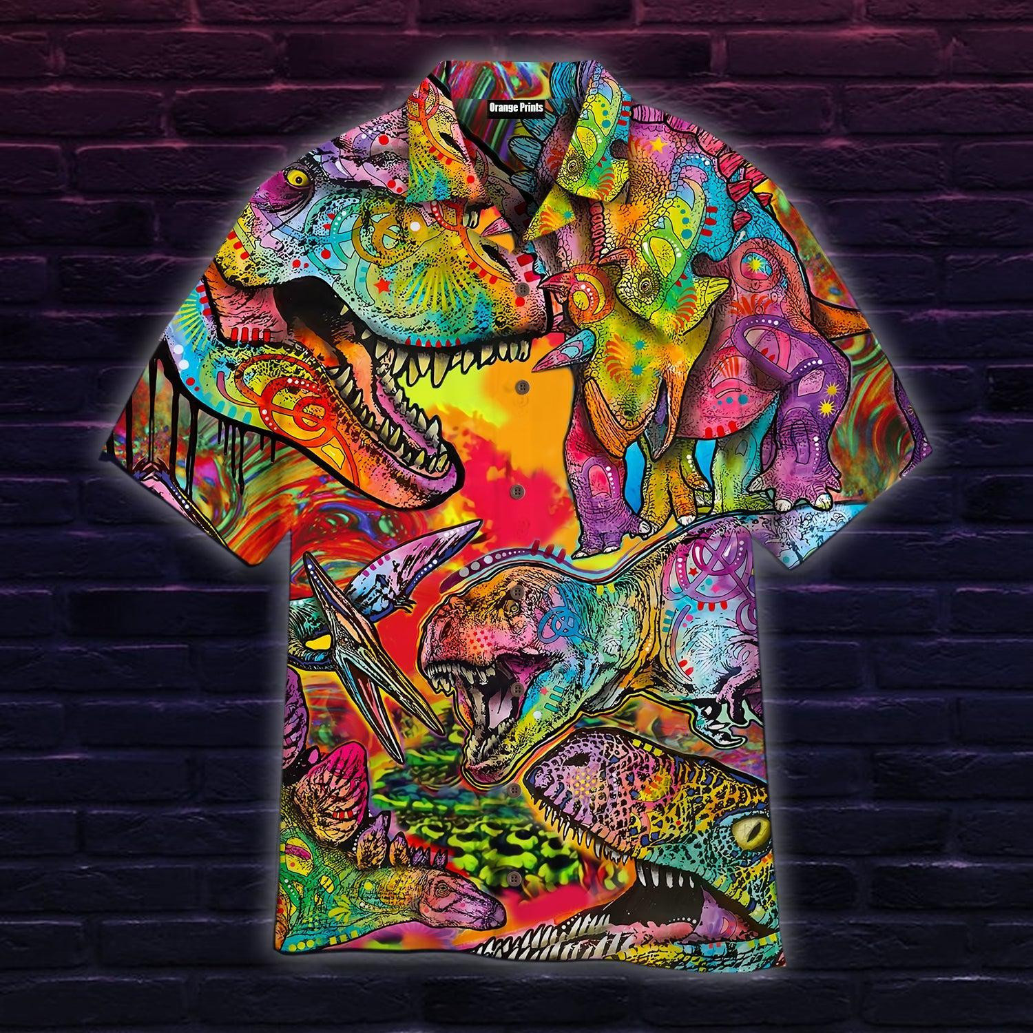 Dinosaurs Hawaiian Shirt