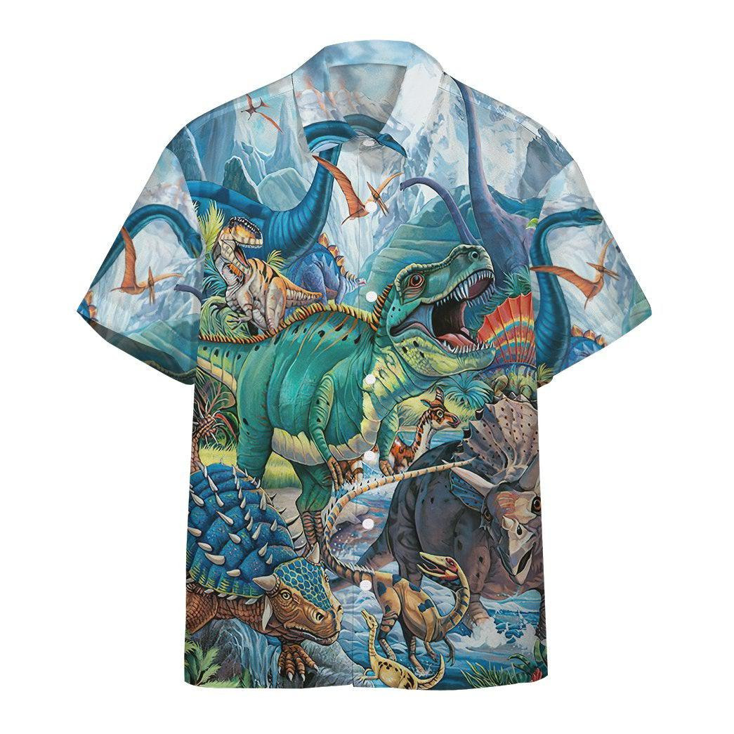 Dinotopia Dinosaurs Park Hawaiian Shirt