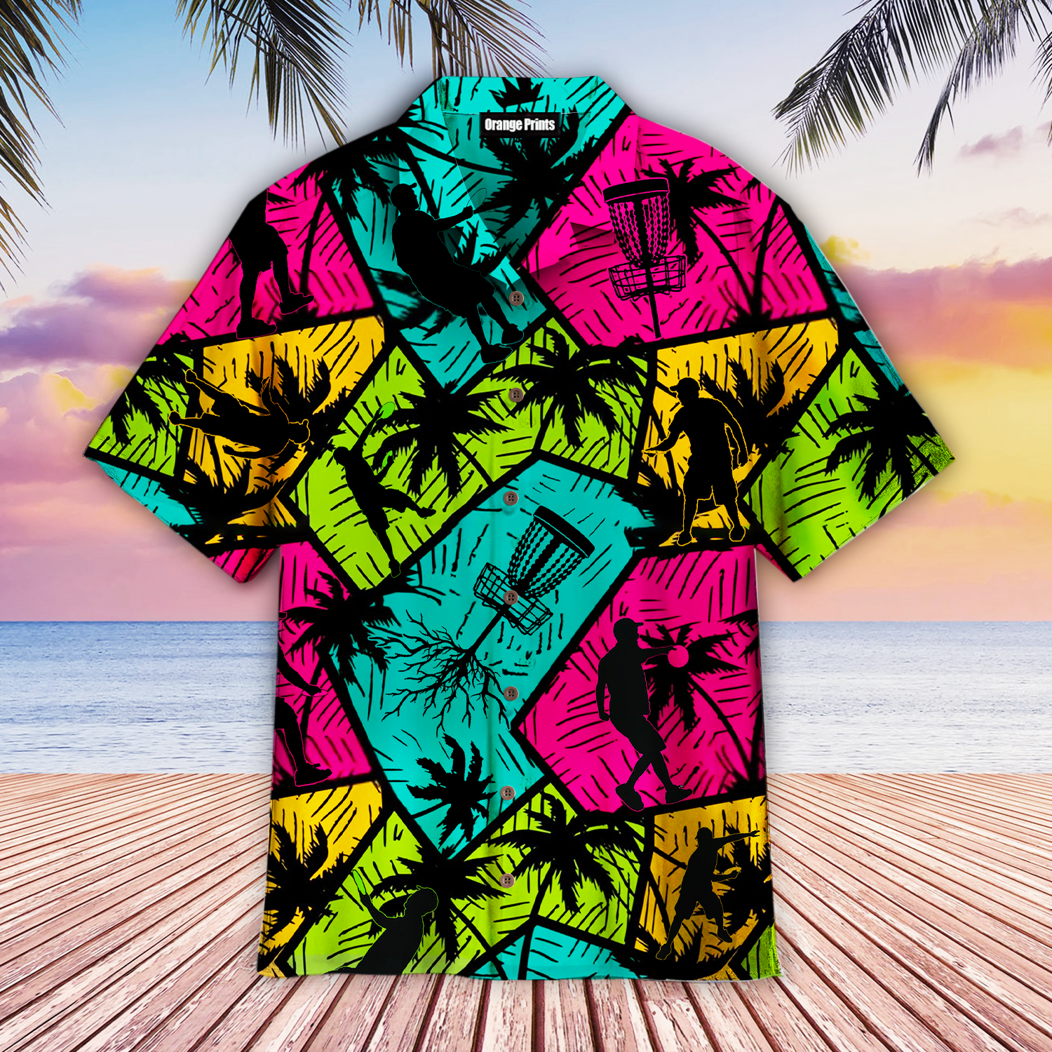 Disc Golf Hawaiian Shirt