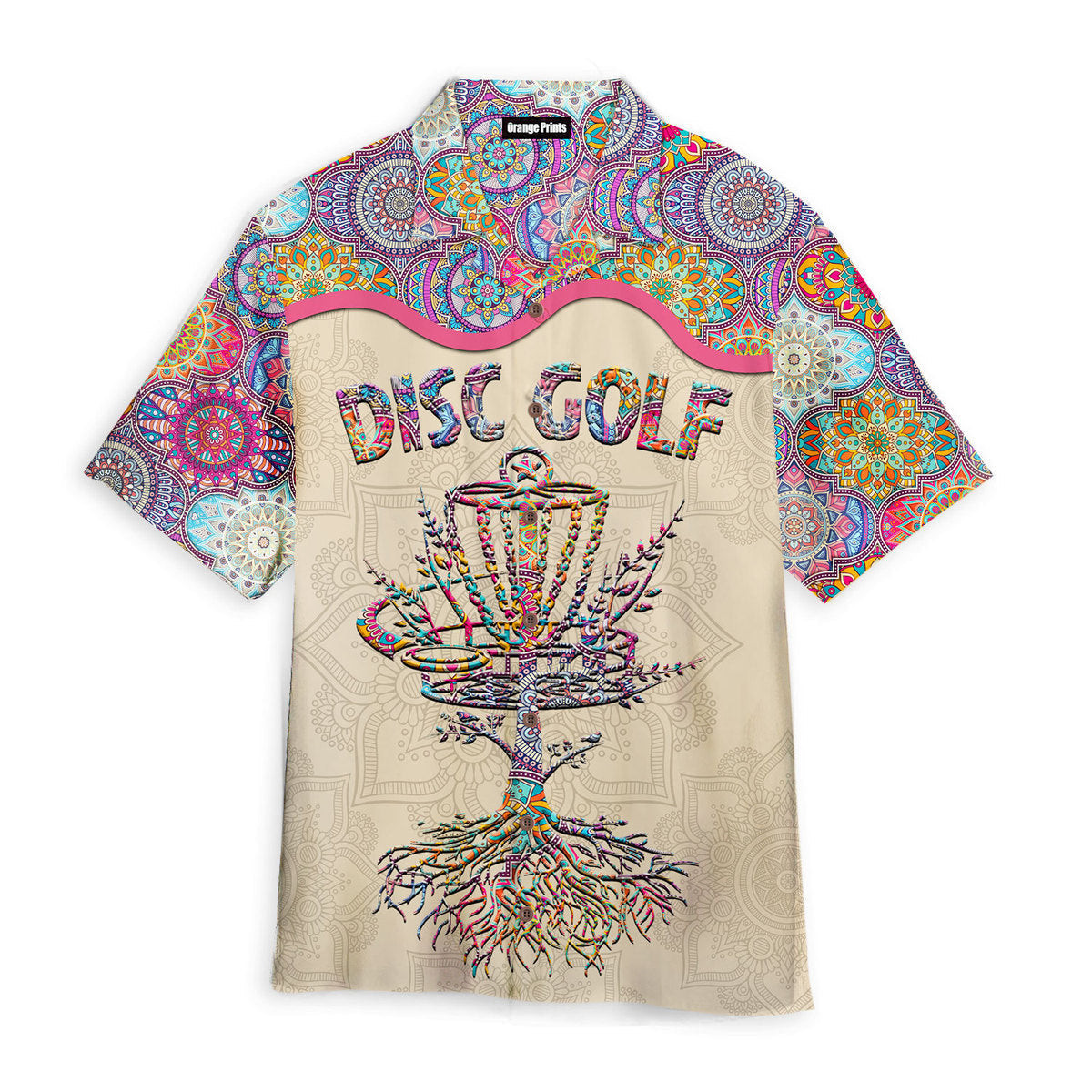 Disc Golf Mandala Hawaiian Shirt