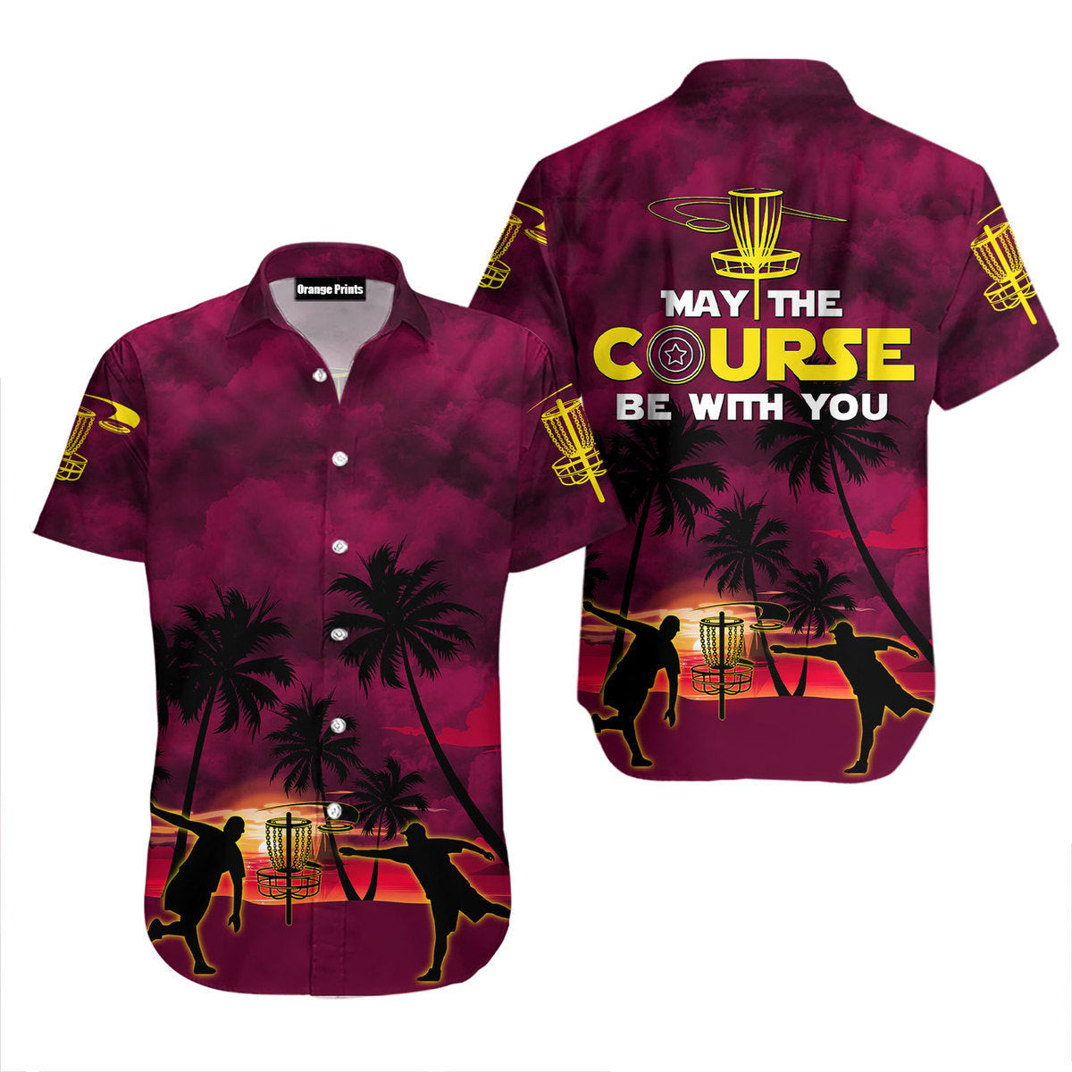 Disc Golf May The Course Be With You Hawaiian Shirt