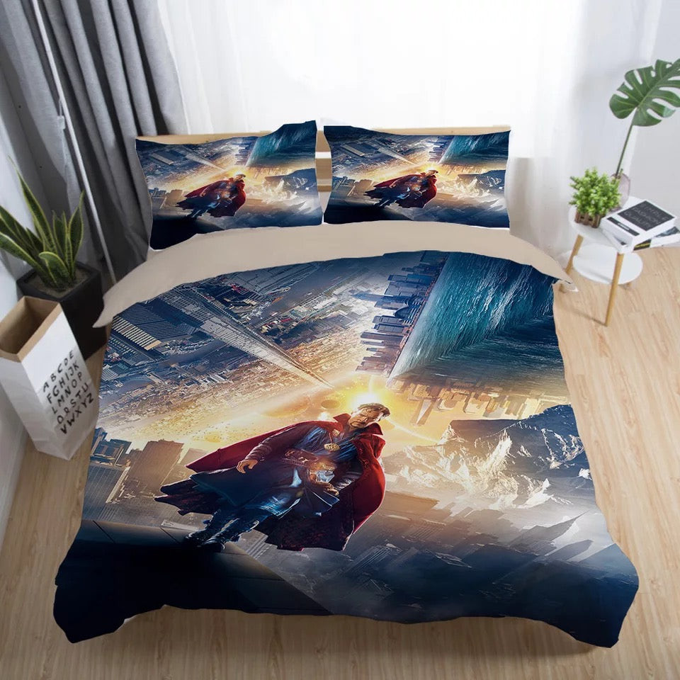 Doctor Strange Marvel Superhero #13 Duvet Cover Quilt Cover Pillowcase Bedding Set Bed Linen Home Decor