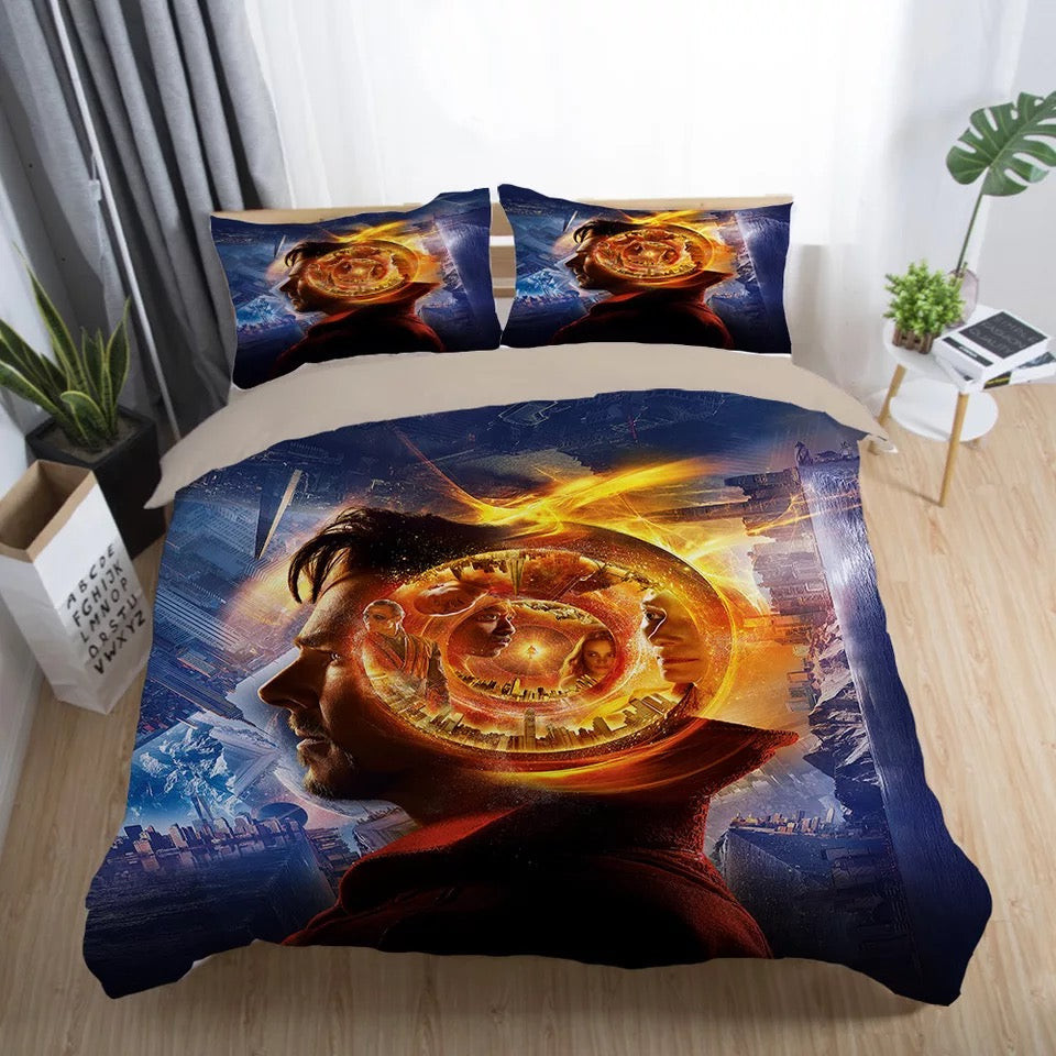 Doctor Strange Marvel Superhero #14 Duvet Cover Quilt Cover Pillowcase Bedding Set Bed Linen Home Decor