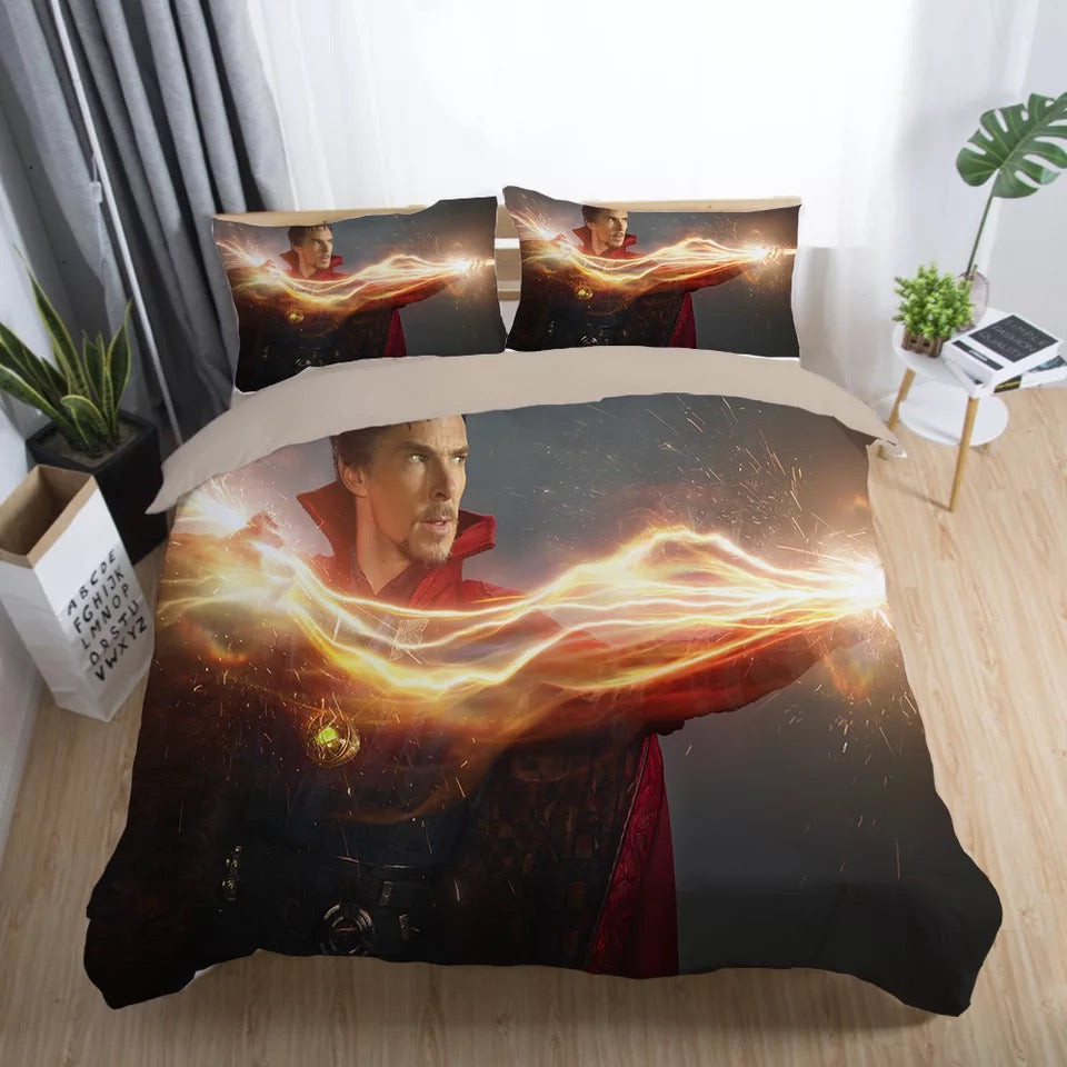 Doctor Strange Marvel Superhero #2 Duvet Cover Quilt Cover Pillowcase Bedding Set Bed Linen