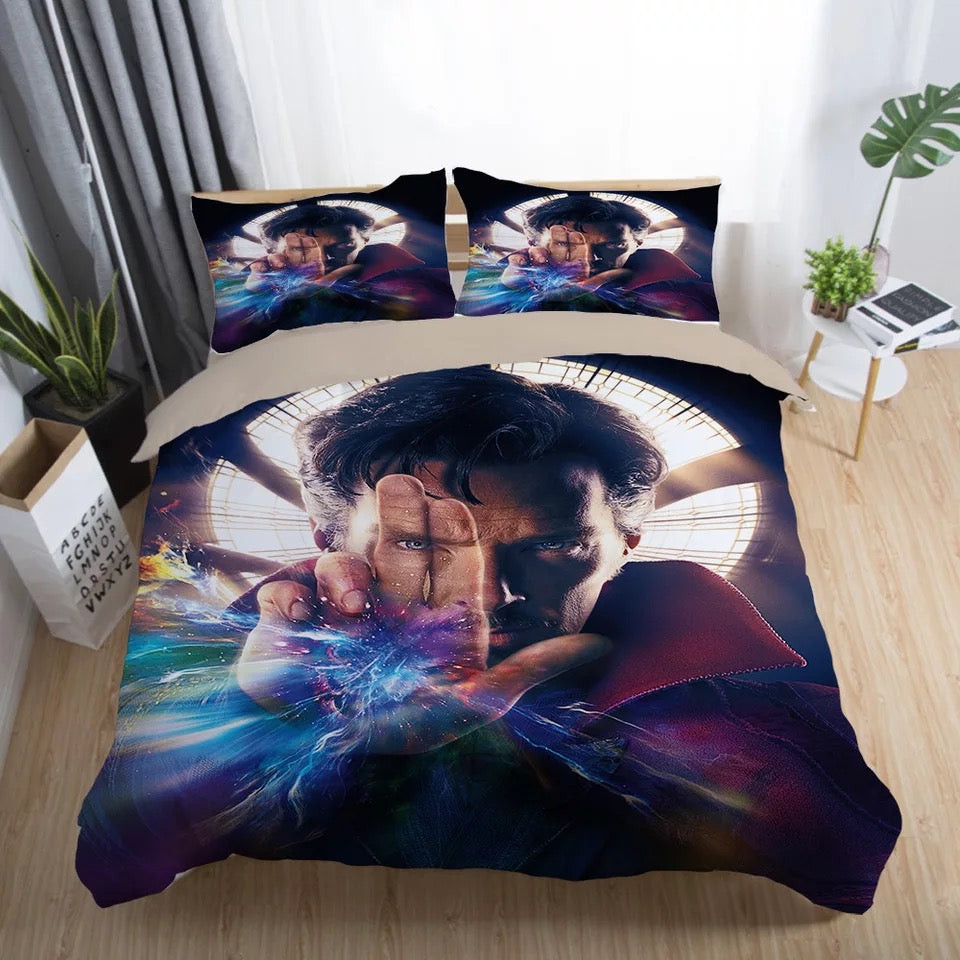 Doctor Strange Marvel Superhero #3 Duvet Cover Quilt Cover Pillowcase Bedding Set Bed Linen Home Decor