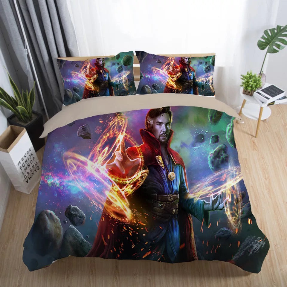 Doctor Strange Marvel Superhero #4 Duvet Cover Quilt Cover Pillowcase Bedding Set Bed Linen Home Decor