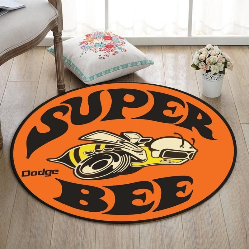 Dodge Living Room Round Rug Carpet Bedroom Livingroom Home Decor