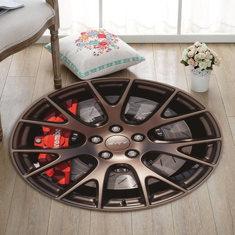 Dodge Living Room Round Rug Carpet Bedroom Livingroom Home Decor