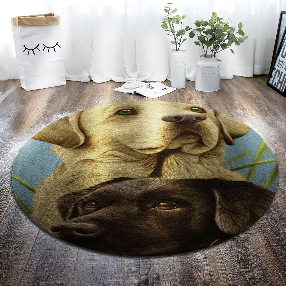 Dog Limited Edition Round Rug Carpet Bedroom Livingroom Home Decor